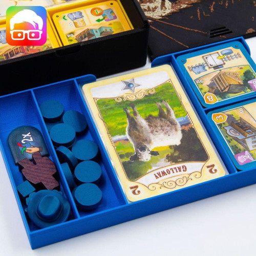 Great Western Trail 2nd Edition Organizer Board Game Insert