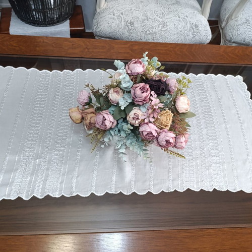 Silk table linen set of 5 pieces Soufli