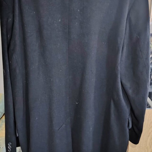 Loro Piana men's coat like new, 100% wool and cashmere, black