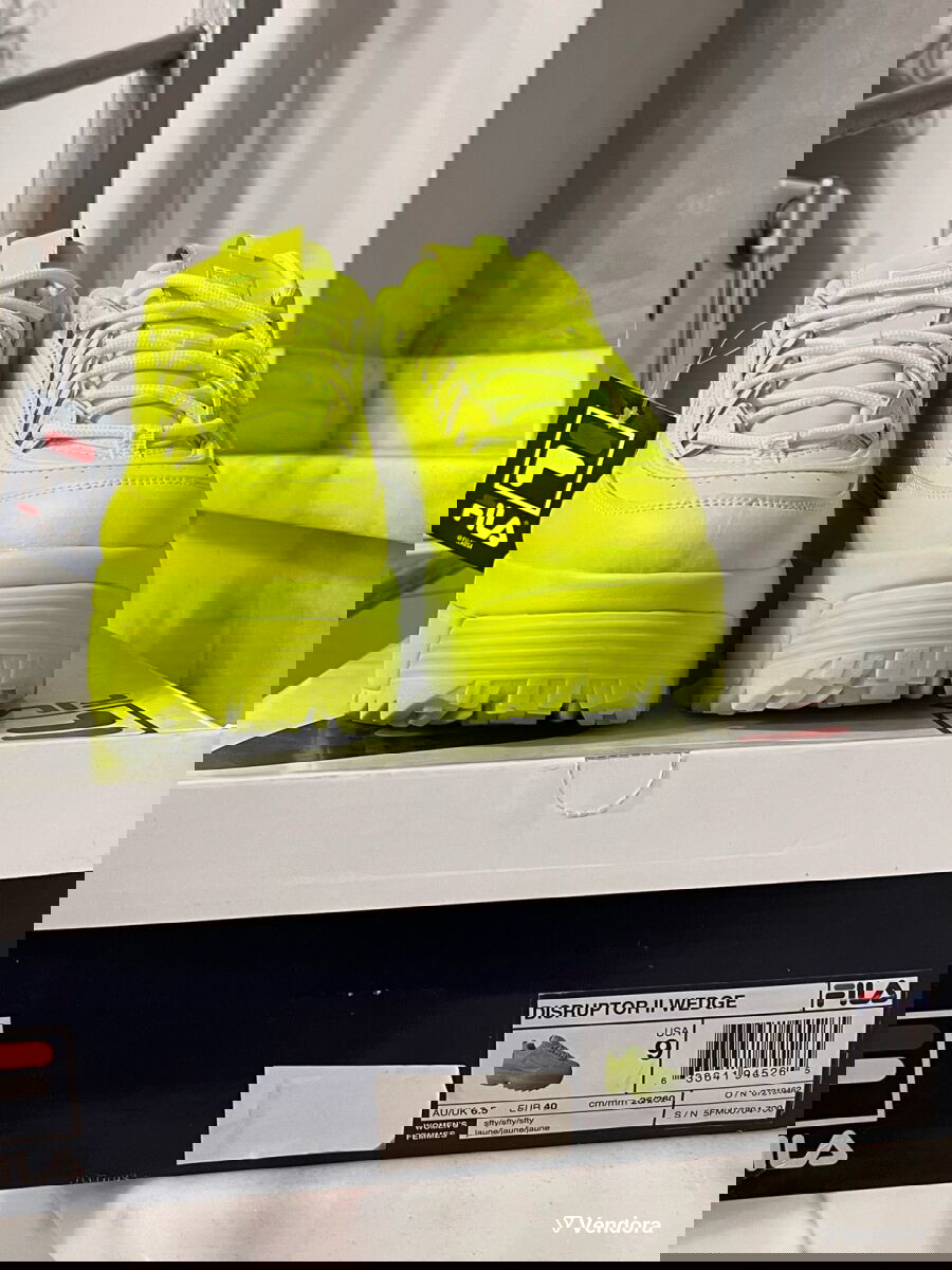 Fila Disruptor II Wedge Neon yellow € 79,99
