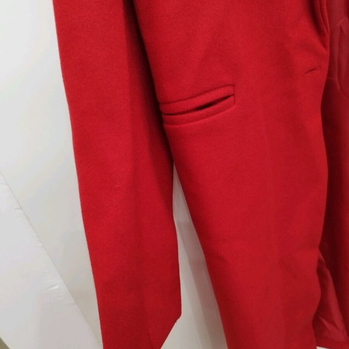 Red coat new, size M