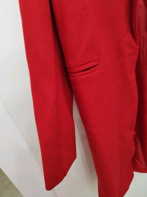 Red coat new, size M
