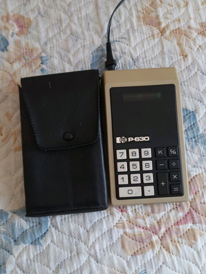 Vintage PYE P-630 electronic calculator used