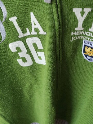 3Guys Green Cardigan Used, Size Large
