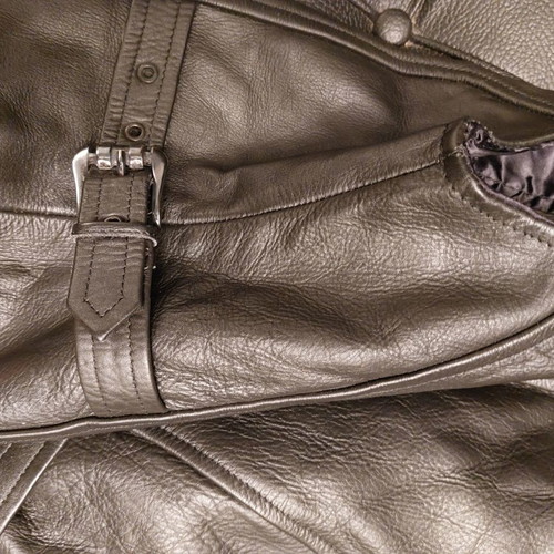 Newton leather vest like new, black, size M