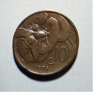 Ιταλία Νόμισμα 10 Centesimi 1934 R