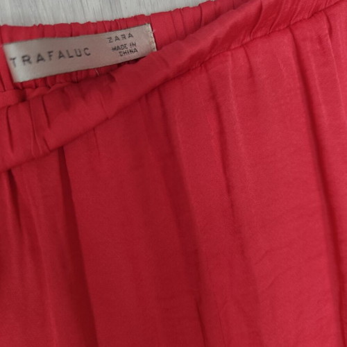 Zara women's maxi skirt like new, red coral, size M