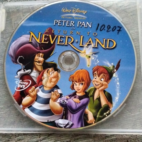Peter Pan Return to Neverland DVD used, dubbed with Greek subtitles
