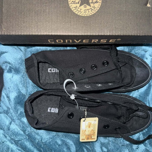 Converse All Star Black Low Cut Sneakers Size 37 New