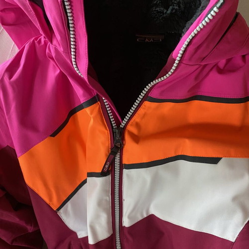 CMP women's jacket like new, pink and orange, size S