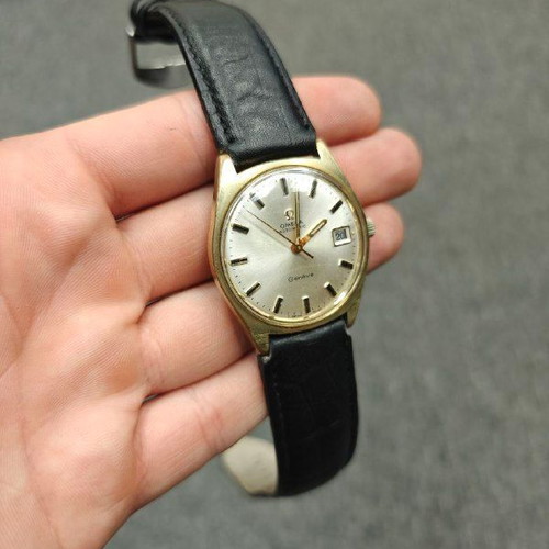 Omega Genève automatic men's watch used, black