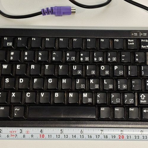 Cherry G84-4122PSRUS mechanical compact keyboard used, PS2, black