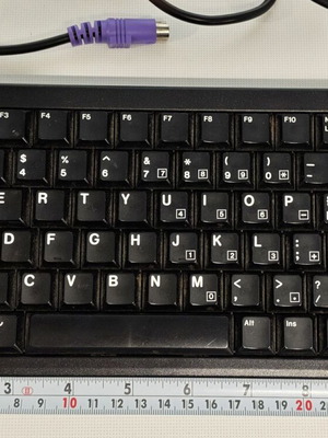 Cherry G84-4122PSRUS mechanical compact keyboard used, PS2, black