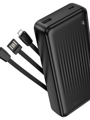 Borofone Power Bank 20000mAh με USB-C, Lightning και USB-A καινούργιο