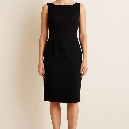 Marks & Spencer black sheath dress size UK 18 like new