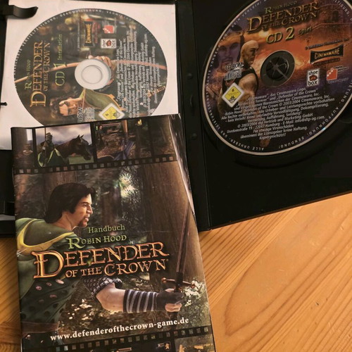 Robin Hood: Defender of the Crown PC game used, German edition