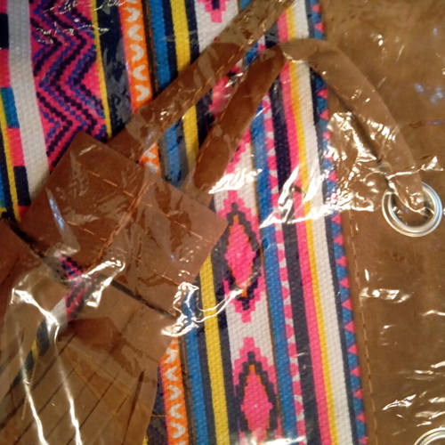 Shoulder bag new, multicolored