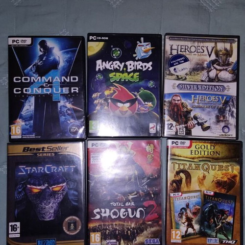 PC games used, pack of 12 titles