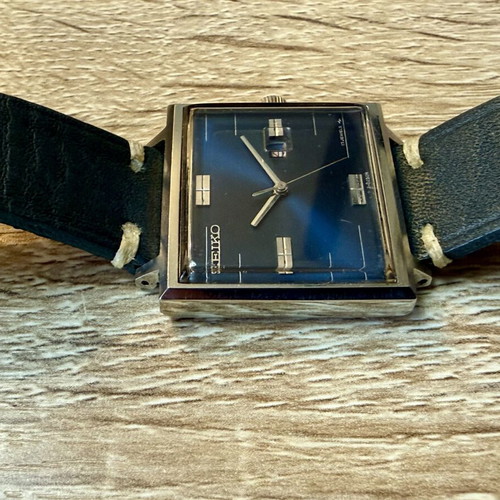 Seiko 2202-3050 Vintage watch like new, blue, manual winding