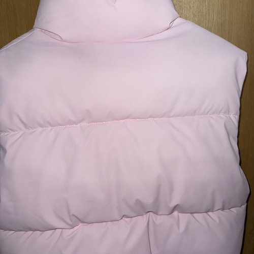Bershka pink sleeveless jacket, size M