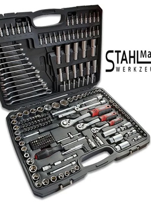 Stahlmayer 216-Piece Socket Set New Tool Kit