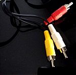  Καλώδιο σύνδεσης εικόνας / ήχου 3 RCA Plugs σε 3 RCA Plugs