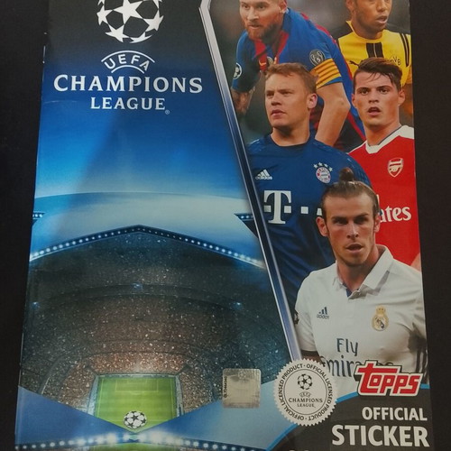 Topps UEFA Champions League Season 2016/17 used with 64 missing stickers