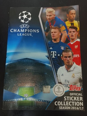 Topps UEFA Champions League Season 2016/17 used with 64 missing stickers