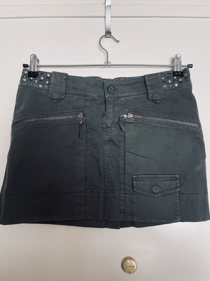 Pinko short skirt used, size S, green
