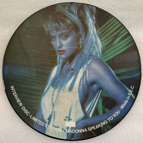 Madonna With Love Interview Picture Disc used