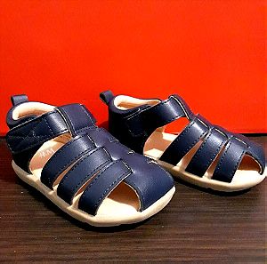 Παπούτσια πέδιλα Νο18/19, H&M, για αγόρι, Μπλέ χρώμα, (καλοκαιρινά σανδάλια)