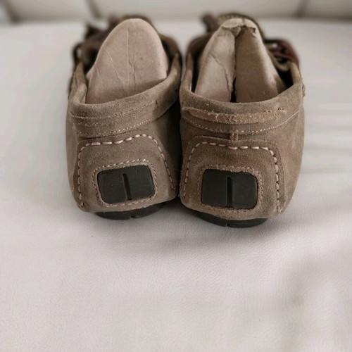 Gianna Kazakou suede moccasins like new, soft and barely worn