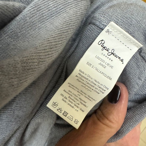 Pepe Jeans mini dress like new, knitted blue, size S