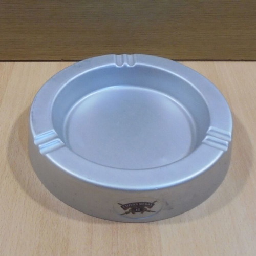 Chivas Regal Scotch Whisky old promotional metal ashtray used