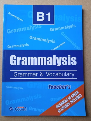 Grammalysis B1 Teacher's Book like new, grammar vocabulary writing