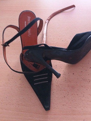 Women's black pumps size 37, almost new