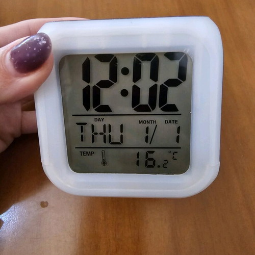 Fortnite digital alarm clock like new with color-changing LED lights