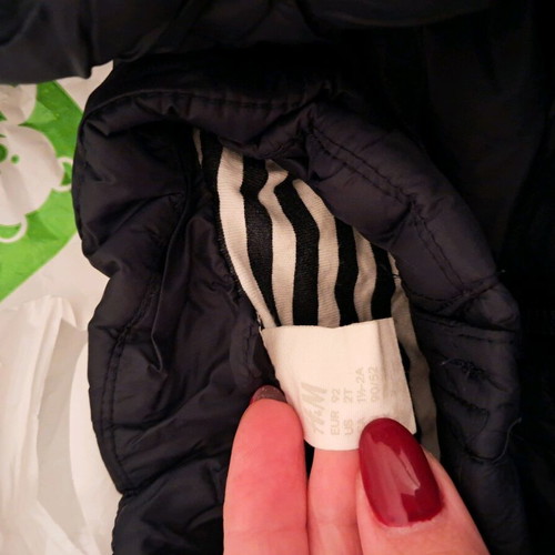 Zara kids jacket blue like new, size 92 cm