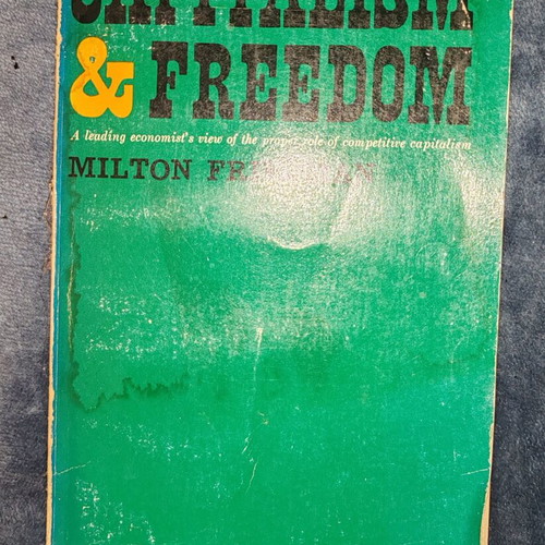 Capitalism and Freedom book by Milton Friedman, English edition