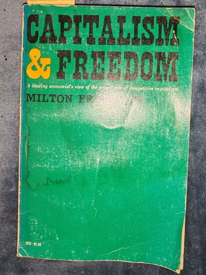 Capitalism and Freedom book by Milton Friedman, English edition