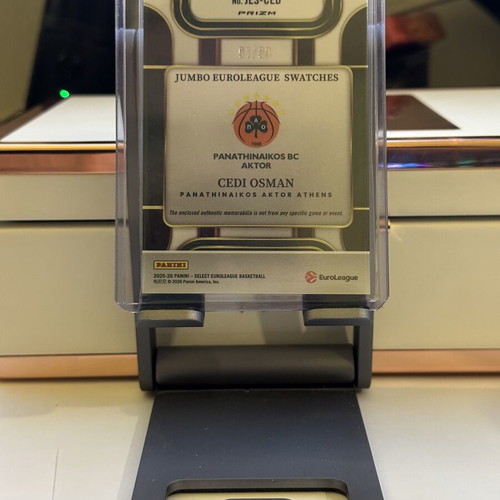 Cedi Osman 2025-26 Panini Select Jumbo EuroLeague Swatch card like new