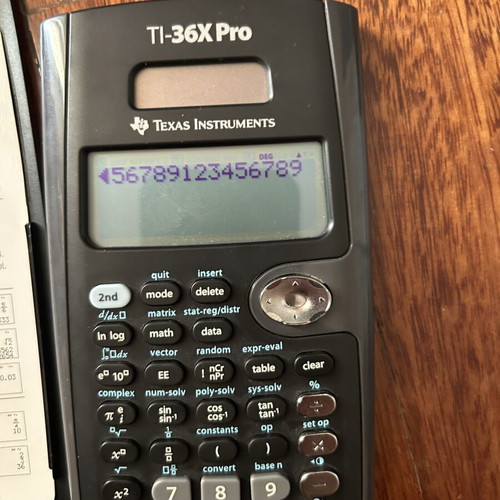 Texas Instruments TI-36X Pro scientific calculator like new