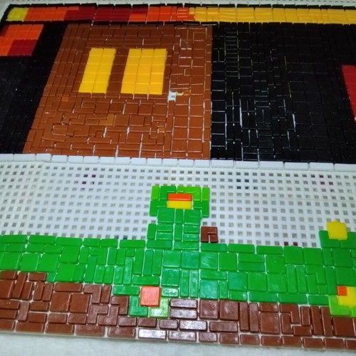Sik N 131 Mosaic Vintage Toy like new, 40x33.5cm