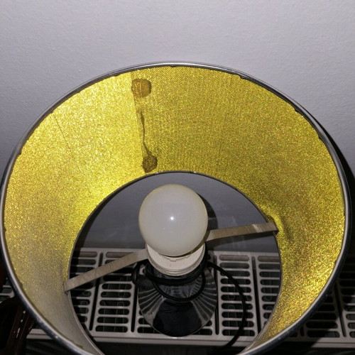 Silver table lamp like new