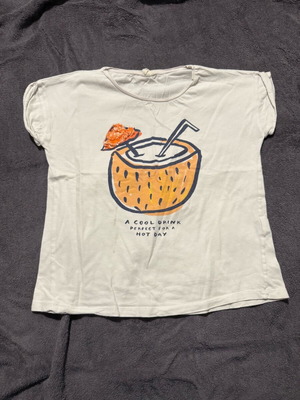 Zara short-sleeve T-shirt for girls used, ages 13-14