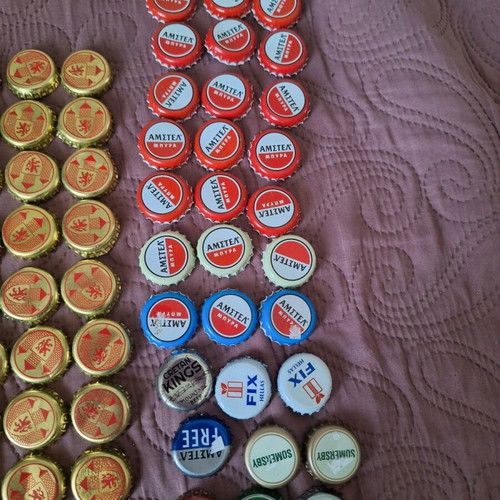 Beer caps like new set for crafts or collection