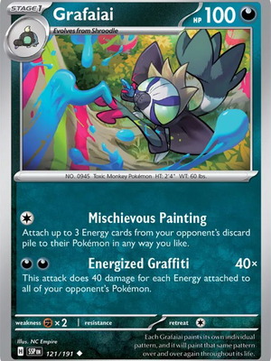 Pokemon Card Grafaiai new collectible 121