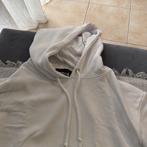Men's sweatshirt used, size M, black and white
