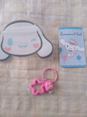 Μπρελόκ Sanrio My Melody χειροποίητο με θηκούλα και lomo card