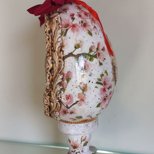 Easter egg handmade new, plastic, height 23 cm